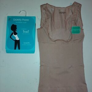 barely there Nude Shaping Tank in Beige